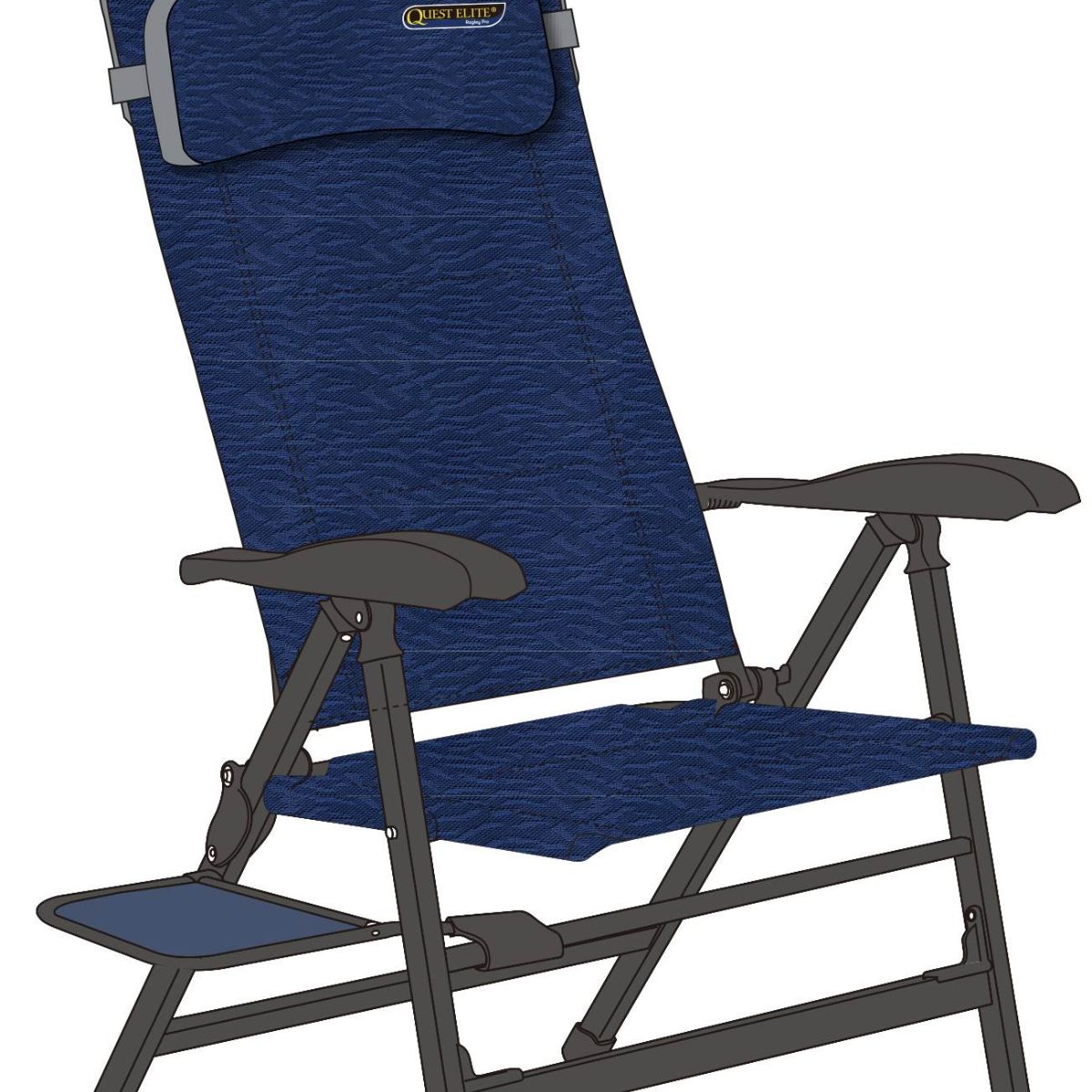 F1302 Quest Ragley Blue Comfort Chair 