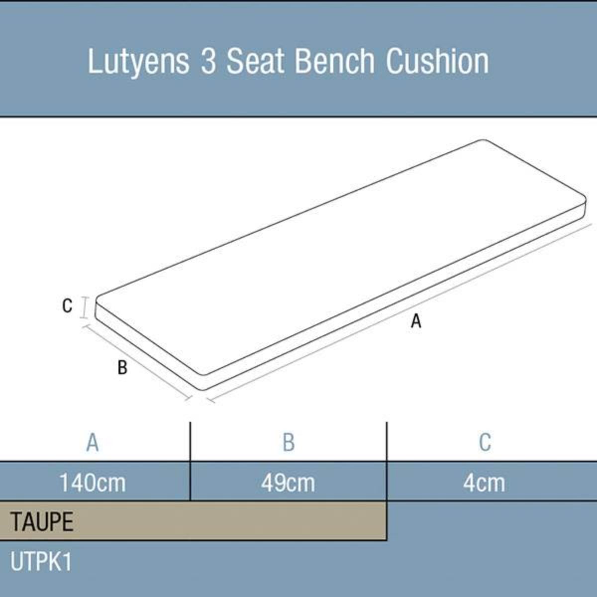 Bramblecrest bench cushion deals