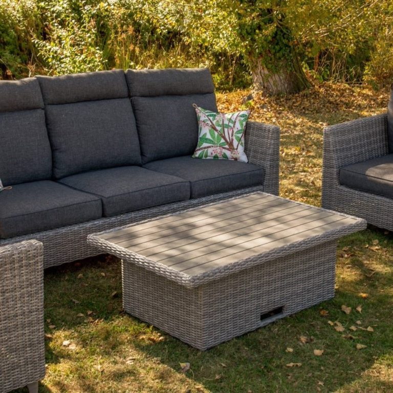 Lifestyle Bermuda Dark High Back Sofa Set Beckworth Emporium